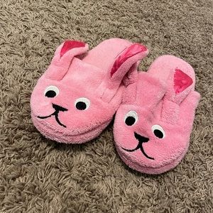 Pink Bunny Slippers